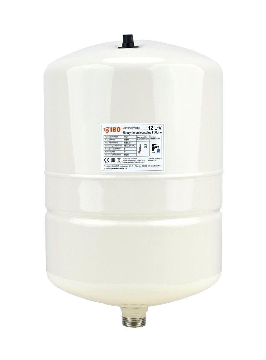 IBO FIXLine 12 L függőleges membrános tartály