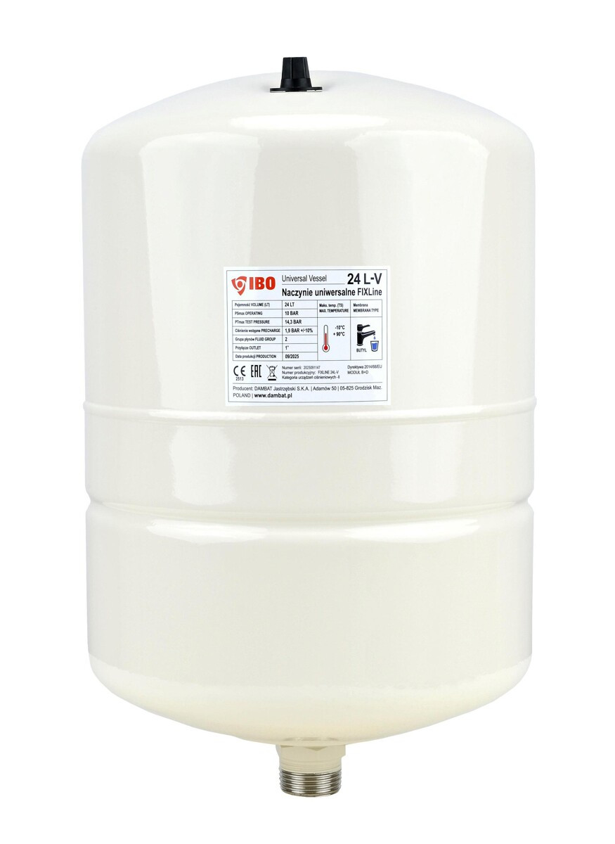 IBO FIXLine 24 L függőleges membrános tartály