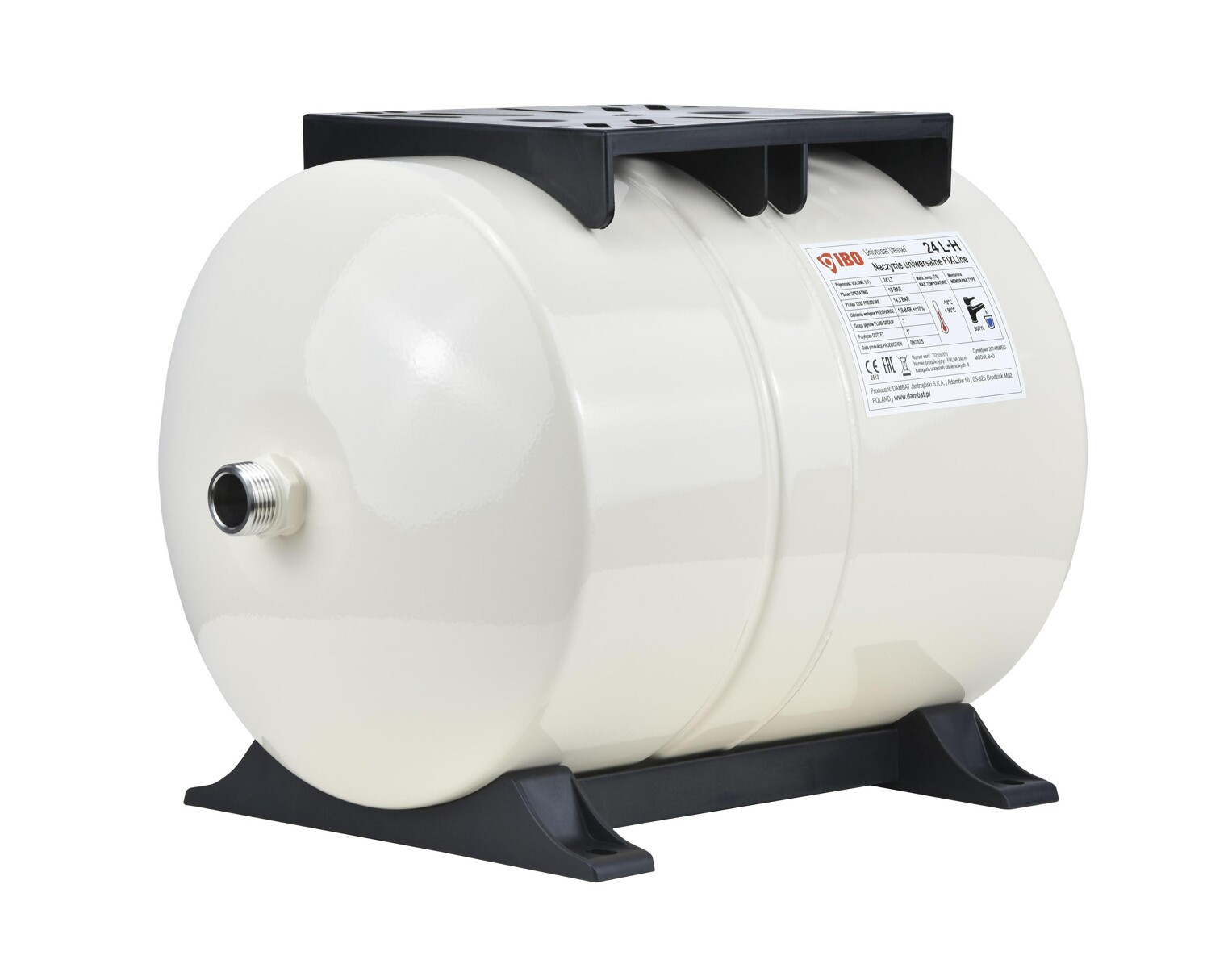 IBO FIXLine 24 L vízszintes membrános tartály